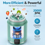 18 oz Portable Blender, Cordless USB-C Rechargeable Personal Blender for Shakes and Smoothies