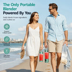 18 oz Portable Blender, Cordless USB-C Rechargeable Personal Blender for Shakes and Smoothies