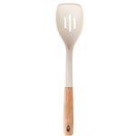 Wooden Handle Silicone Kitchen Utensil Set, Non-Stick Pan, Silicone Spatula, Soup Spoon, High Temperature Resistant Silicone Cooking Spatula, Daily Kitchen Utensils