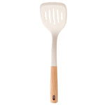 Wooden Handle Silicone Kitchen Utensil Set, Non-Stick Pan, Silicone Spatula, Soup Spoon, High Temperature Resistant Silicone Cooking Spatula, Daily Kitchen Utensils