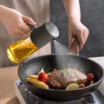 Glass Oil Sprayer for Air Fryer – 2-in-1 Olive Oil Dispenser Bottle Fine Mist Cooking Sprayer, Leakproof Refillable Oil Mister