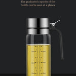 Oil bottle glass Oil pot leakproof Tank Kitchen soy sauce Bottles Vinegar Pots Seasoning Tool Set Of Household Flip Lid