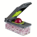 Vegetable Chopper Multifunctional 15-Pack Various Onion Cutter Food Graters Chopper Slicer Dicer Detachable Kitchen Accessories