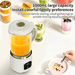 Double Blade New Juicer, USB Charging Portable Blender, Small Household Juicer, Digital Wall Breaking Machine, Smoothie Blender