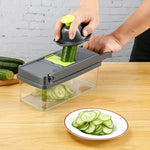 Vegetable Chopper Multifunctional 15-Pack Various Onion Cutter Food Graters Chopper Slicer Dicer Detachable Kitchen Accessories