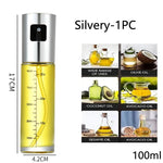 Glass Oil Sprayer for Cooking Olive Spray Mister for Salad BBQ Kitchen Baking Empty Vinegar Bottle