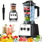 PRASKY 2400W Blender and Grinder Combo 25000RPM Powerful Kitchen 68oz BPA Free 2 Containers Professional  Blenders Ice Crushing