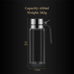 Oil bottle glass Oil pot leakproof Tank Kitchen soy sauce Bottles Vinegar Pots Seasoning Tool Set Of Household Flip Lid