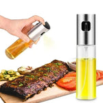Glass Oil Sprayer for Cooking Olive Spray Mister for Salad BBQ Kitchen Baking Empty Vinegar Bottle