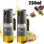 Glass Oil Sprayer for Air Fryer – 2-in-1 Olive Oil Dispenser Bottle Fine Mist Cooking Sprayer, Leakproof Refillable Oil Mister