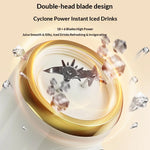 Double Blade New Juicer, USB Charging Portable Blender, Small Household Juicer, Digital Wall Breaking Machine, Smoothie Blender