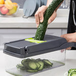 Vegetable Chopper Multifunctional 15-Pack Various Onion Cutter Food Graters Chopper Slicer Dicer Detachable Kitchen Accessories