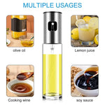 Glass Oil Sprayer for Cooking Olive Spray Mister for Salad BBQ Kitchen Baking Empty Vinegar Bottle