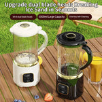 Double Blade New Juicer, USB Charging Portable Blender, Small Household Juicer, Digital Wall Breaking Machine, Smoothie Blender