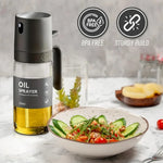 Glass Oil Sprayer for Air Fryer – 2-in-1 Olive Oil Dispenser Bottle Fine Mist Cooking Sprayer, Leakproof Refillable Oil Mister