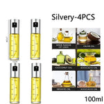 Glass Oil Sprayer for Cooking Olive Spray Mister for Salad BBQ Kitchen Baking Empty Vinegar Bottle