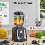 BPA Free 3HP 2200W Heavy Duty Grade Blender Mixer Juicer High Power Food Processor Ice Smoothie Bar Fruit Blender