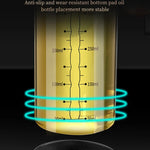 Oil bottle glass Oil pot leakproof Tank Kitchen soy sauce Bottles Vinegar Pots Seasoning Tool Set Of Household Flip Lid