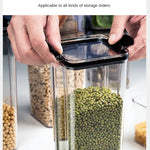 Sealed Jars Kitchen Grain Storage Organizer Large Tank Plastic Moisture-proof Storage Box Household Seasoning Jars Set