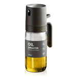 Glass Oil Sprayer for Air Fryer – 2-in-1 Olive Oil Dispenser Bottle Fine Mist Cooking Sprayer, Leakproof Refillable Oil Mister