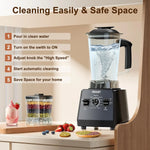 PRASKY 2400W Blender and Grinder Combo 25000RPM Powerful Kitchen 68oz BPA Free 2 Containers Professional  Blenders Ice Crushing