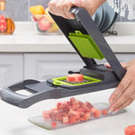 Vegetable Chopper Multifunctional 15-Pack Various Onion Cutter Food Graters Chopper Slicer Dicer Detachable Kitchen Accessories